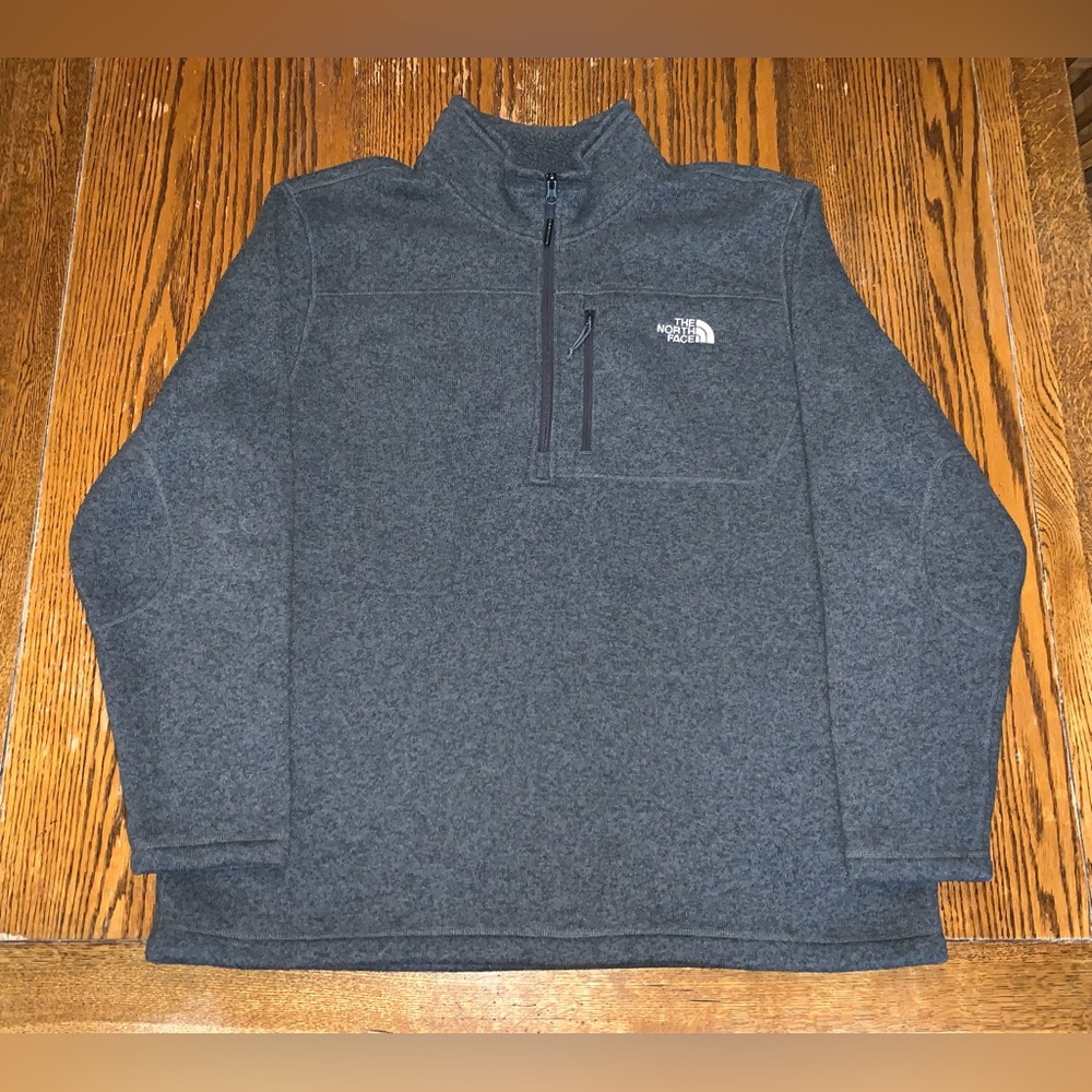 The North Face Gray Quarter-Zip Fleece Pullover